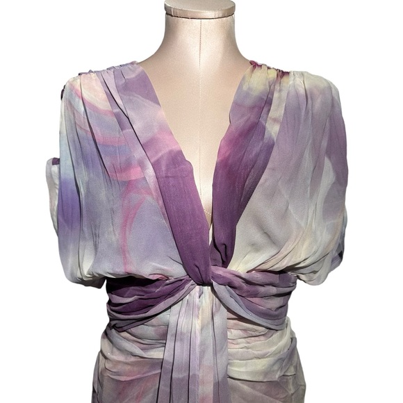 Roberto Cavalli NWT “Abito” silk dress in size 46 (US size 10). Gorgeous - Picture 2 of 16